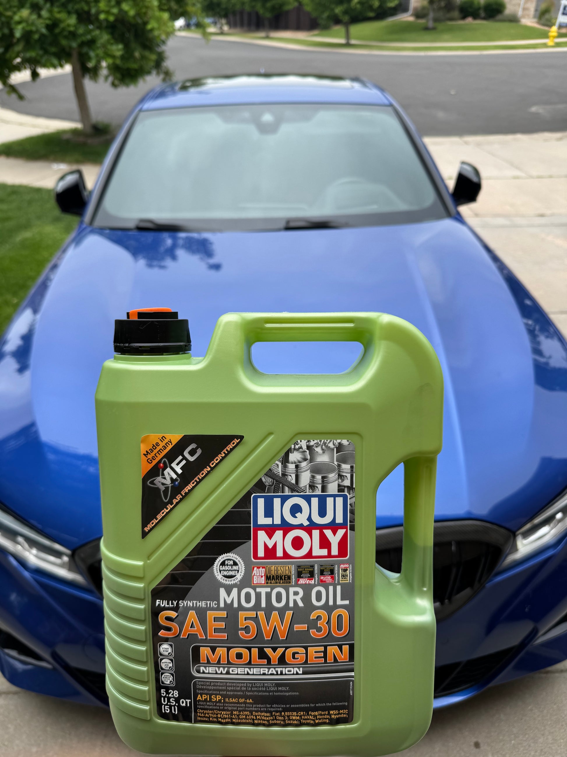5L Liqui Moly 5W30 Molygen New Generation MFC Synthetic Engine Oil LM20228