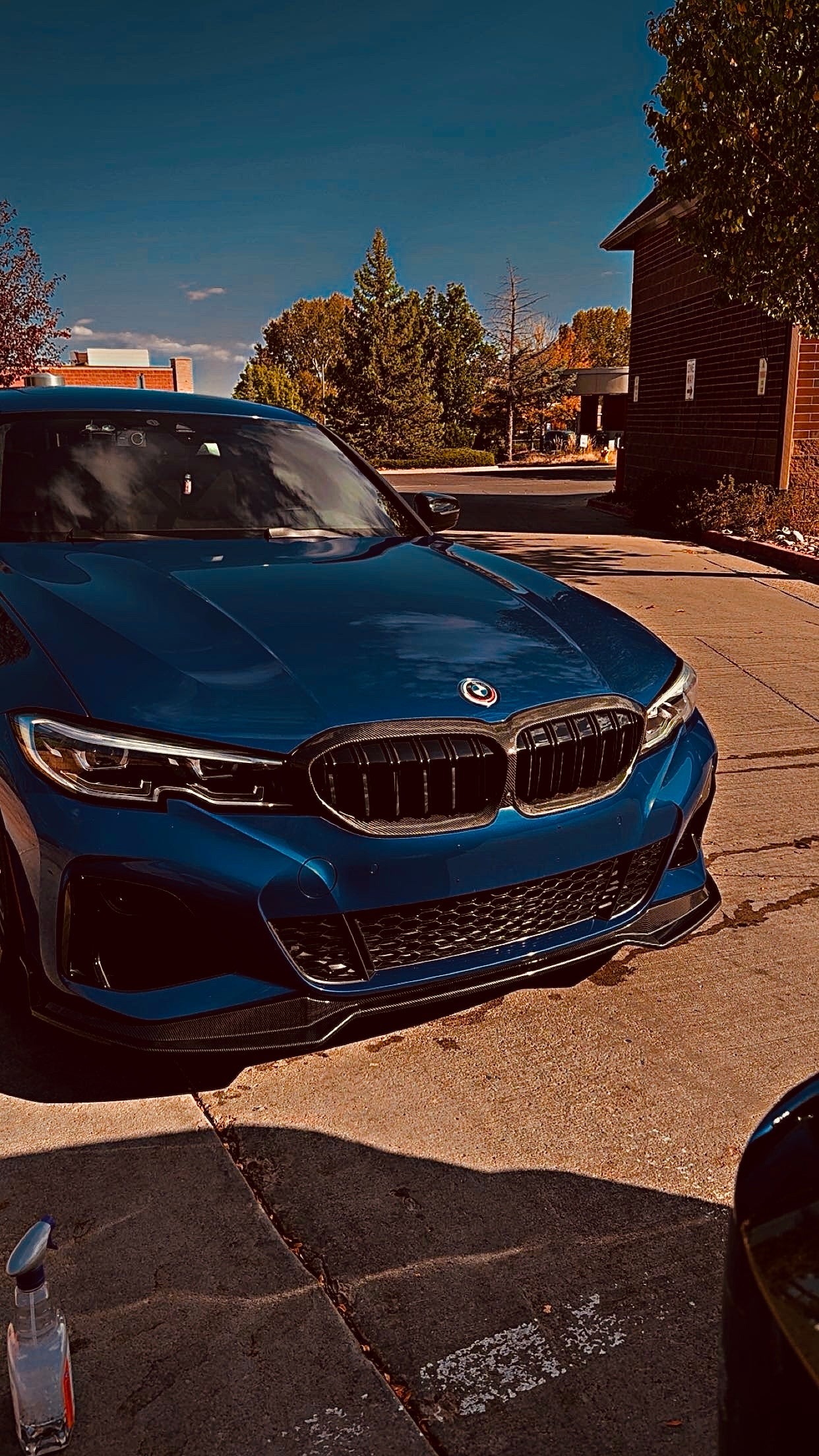 BMW M Carbon Fiber front splitter
