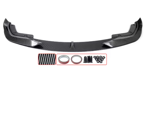 AC Style Front Bumper Splitter Lip For BMW G20 330i M Sport 2019-22 Carbon Fiber